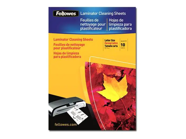 Fellowes Reinigungskarton 5320604 für Laminatoren 10 St./Pack.