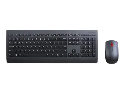 Lenovo Professional Combo - Tastatur-und-Maus-Set - kabellos - 2.4 GHz - Deutsch - für ThinkPad E46X; E56X; L460; L560; P40 Yoga; P50; P70; T460; T560; X260; ThinkPad Yoga 260