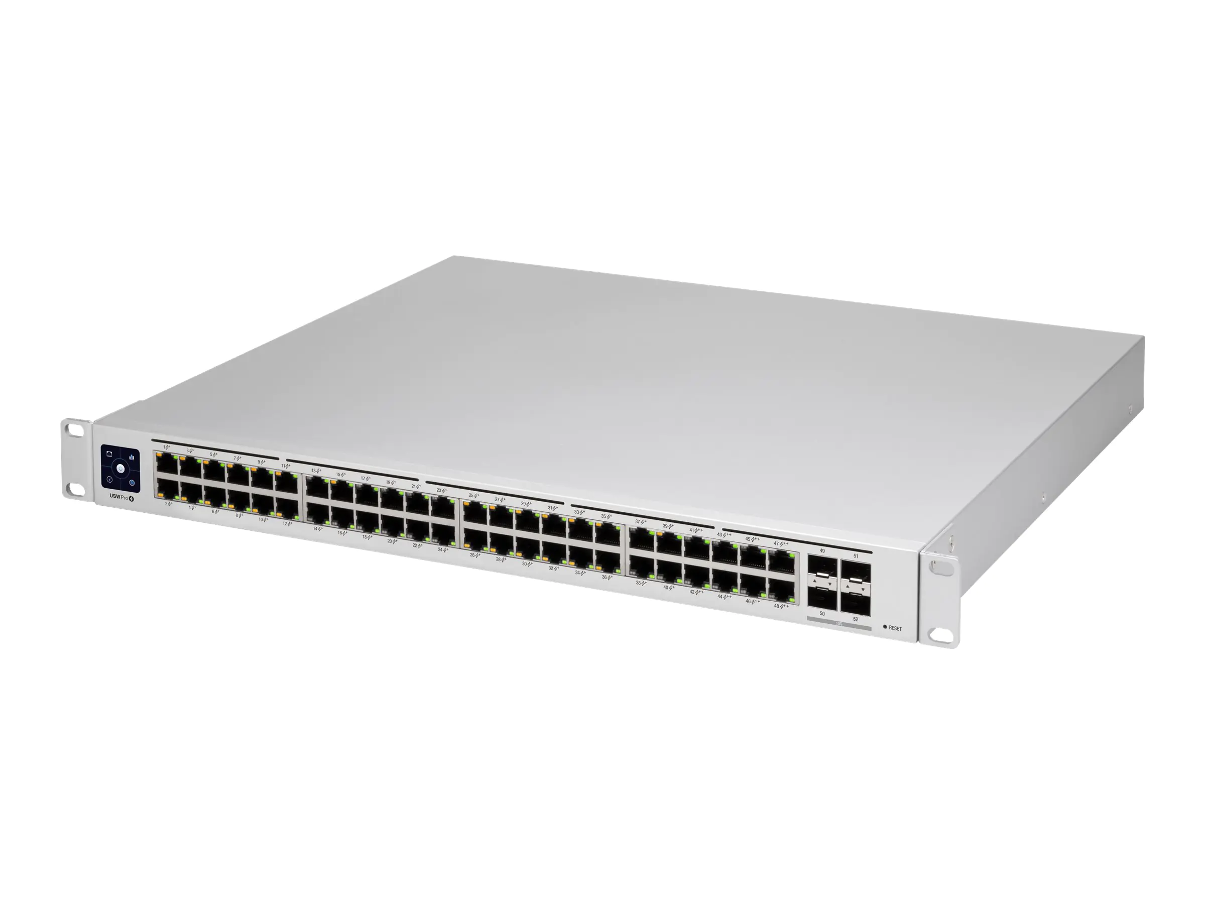 Ubiquiti UniFi Switch USW-PRO-48-POE - Switch - managed - 48 x 10/100/1000 (40 PoE+, 8 PoE++) + 4 x 10Gb Ethernet SFP+ - an Rack montierbar - PoE++ (600 W) - AC 120/230 V / DC 11,5/52 V