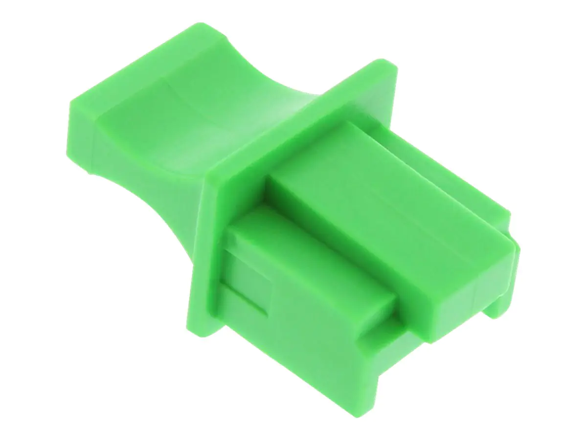 InLine Dust Cover for RJ45 sockets - Schutzumschlag - grün (Packung mit 10)