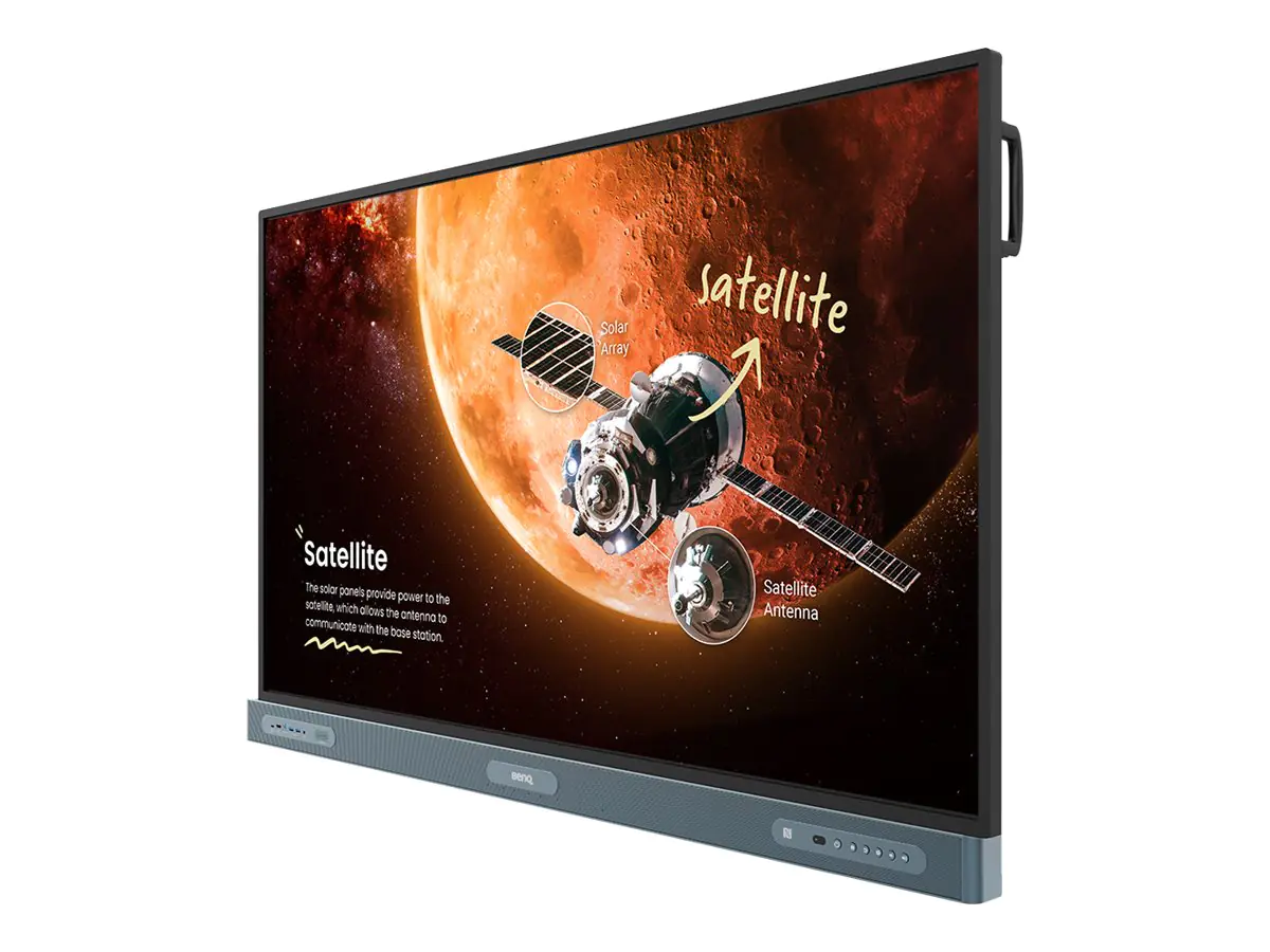 BenQ Board Pro RP6504 - 165 cm (65") Diagonalklasse RP04 Series LCD-Display mit LED-Hintergrundbeleuchtung - Bildung - mit interaktives Whiteboard integriert, Touchscreen (Multitouch) - 4K UHD (2160p) 3840 x 2160 - Schwarz
