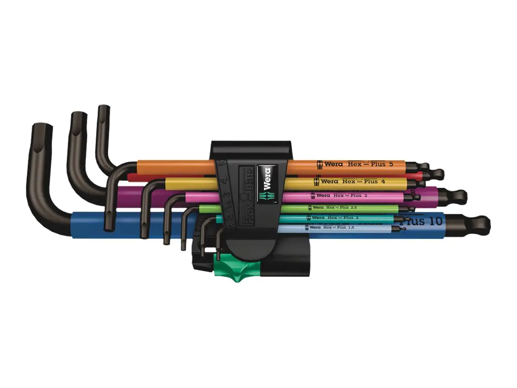 Wera 950/9 Hex-Plus - Inbusschlüssel-Set - 9 Stücke - in Halter