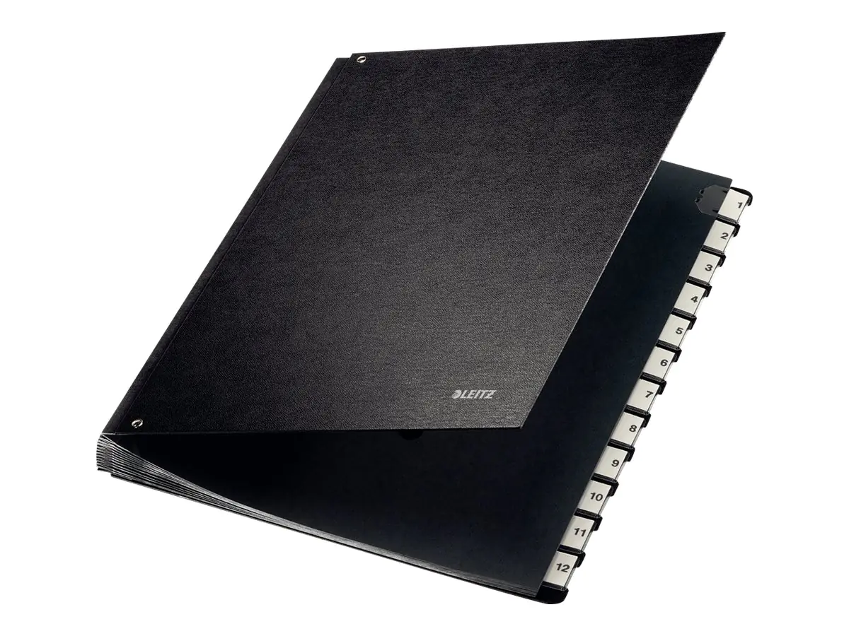 Esselte Leitz Gliederungsordner - 12 Teile - vorgedruckt: 1-12 - für A4 (210 x 297 mm) 5812-00-95