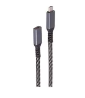 ShiverPeaks USB 3.2 Gen. 2x1 Verlängerungskabel 100 Watt St.C/Bu.C Textil 1.5 - Digital/Daten - Ve
