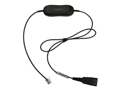 Jabra GN1221 Sound Limiter - Headset-Kabel - RJ-9 männlich zu Quick Disconnect - 80 cm