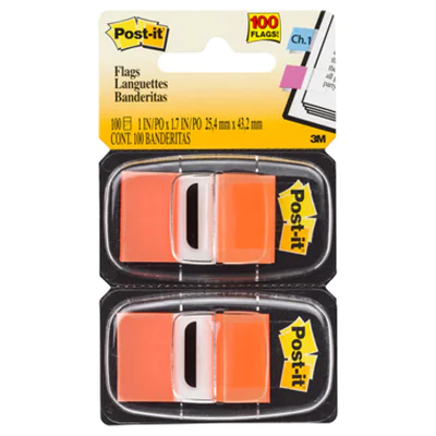 Post-it Haftstreifen Index Standard 680-OE2 50Blatt orange 2 St./Pack.