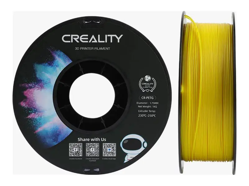 Creality Creality3D - 1-Rolle - Gelb - 1 kg - CR-PETG-Filament (3D) 3301030033