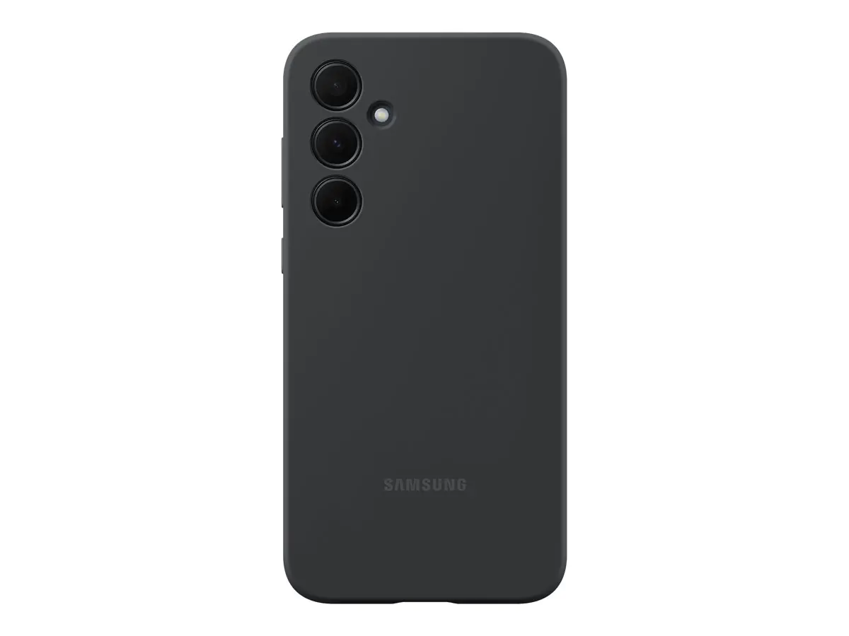 Samsung EF-PA356 - Hintere Abdeckung für Mobiltelefon - Silikon - Schwarz - für Galaxy A35