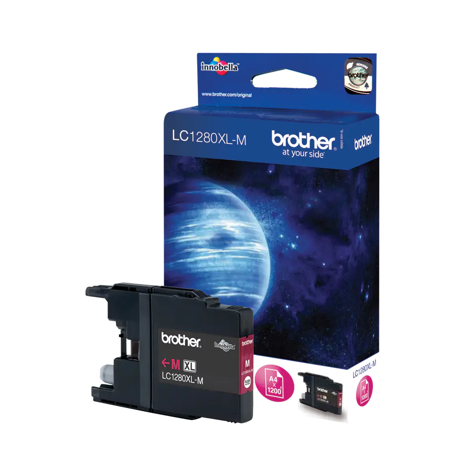 Brother LC1280XLM - Magenta - Original - Tintenpatrone - für Brother MFC-J5910DW, MFC-J6510DW, MFC-J6710DW, MFC-J6910DW