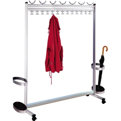 Kerkmann Garderobe Multiline 6754 140x170x40cm 14/52 Haken silber