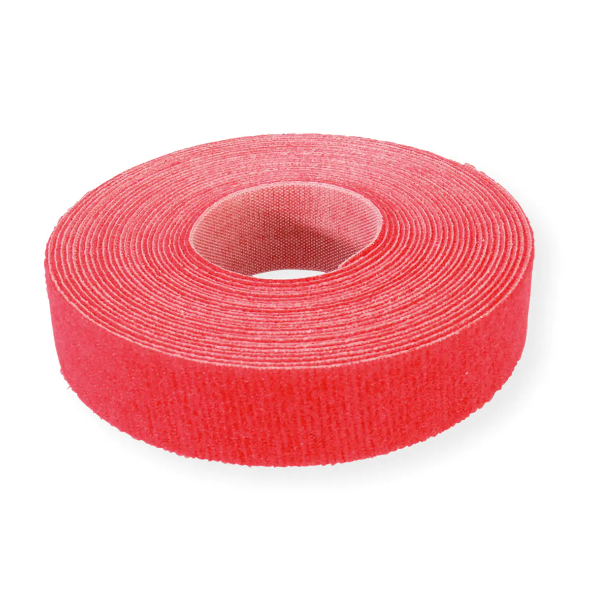 VELCRO Klettstreifen Rolle 25 m rot