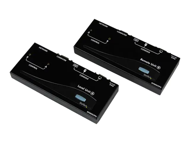 StarTech USB VGA KVM Verlängerung bis zu 150m - KVM extender über Cat5 UTP Netzwerkkabel 2x VGA Buchse, 4x USB Stecker - KVM-Extender - über CAT 5 - bis zu 150 m