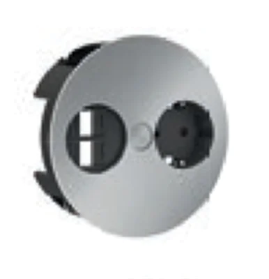 Bachmann TWIST - 2 m - 1 AC-Ausgänge - Indoor - Metall - Kunststoff - Chrom - 42,5 mm