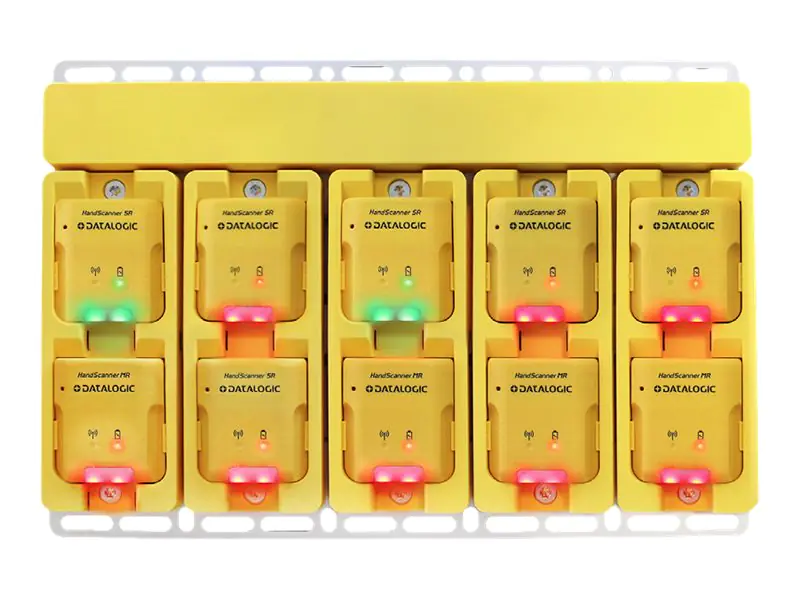 Datalogic - Ladestation für Barcode-Scanner - Ausgangsanschlüsse: 10 - für HandScanner HS7500MR, HS7500SR