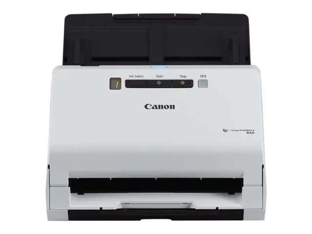 Canon imageFORMULA R40 - Dokumentenscanner - CMOS / CIS - Duplex - A4 - 600 dpi - bis zu 40 Seiten/Min. (einfarbig) / bis zu 30 Seiten/Min. (Farbe) - automatischer Dokumenteneinzug (60 Blätter) - bis zu 4000 Scanvorgänge/Tag - USB 2.0