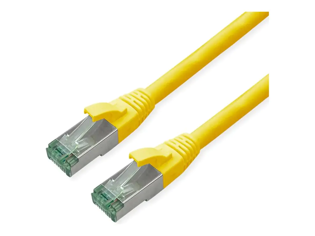 ROLINE RM S/FTP Patchkabel Kat6A/Kl.EA TPE gelb 2m - FTP - PIMF