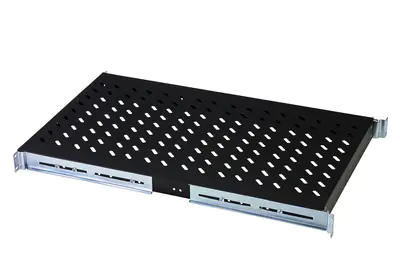 DIGITUS Fachboden zum Festeinbau in 483 mm (19")-Schränke DN-19 TRAY-1-1000-SW