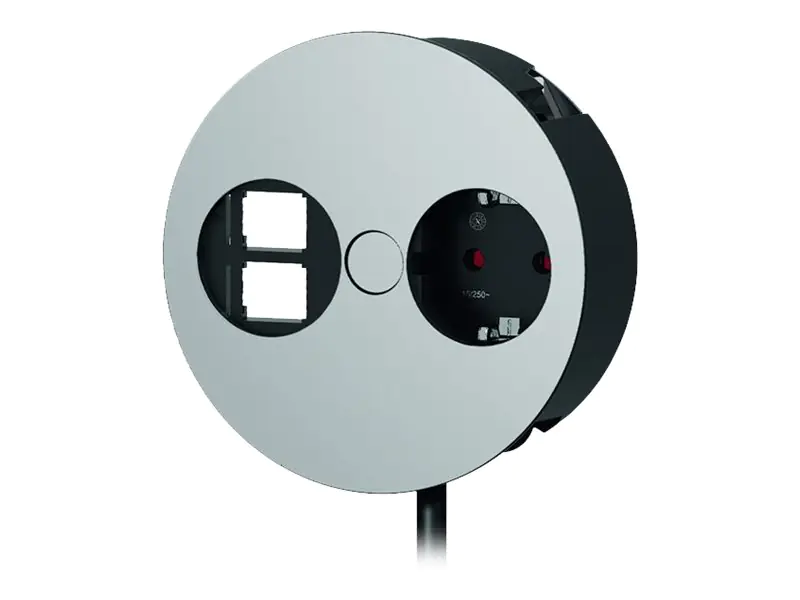 Bachmann TWIST - Ausgang - oberflächenbündig montierbar - Strom - Mattes Weiß, RAL 9010