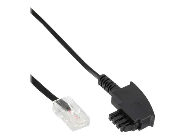 InLine - Telefonkabel - RJ-45 (M) zu RJ-45 (2-polig) (M) - 1 m - ungeschirmt - flach