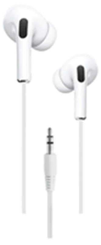 2GO 797313 Kopfhörer & Headset Verkabelt im Ohr Anrufe/Musik Weiß - Kopfhörer - Stereo