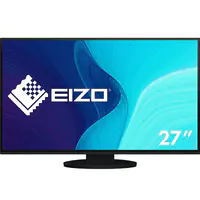 EIZO FlexScan EV2781-BK - LED-Monitor - 68.5 cm (27") - 2560 x 1440 QHD @ 60 Hz - IPS - 350 cd/m² - 1000:1 - 5 ms - HDMI, DisplayPort, USB-C - Lautsprecher - Schwarz