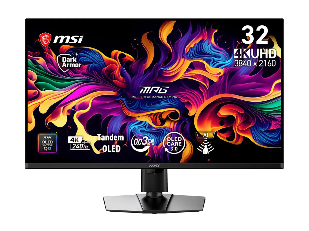MSI MPG 322URDE X24 - OLED-Monitor - Gaming - 81.3 cm (32") MPG322URDEQD-OLEDX24