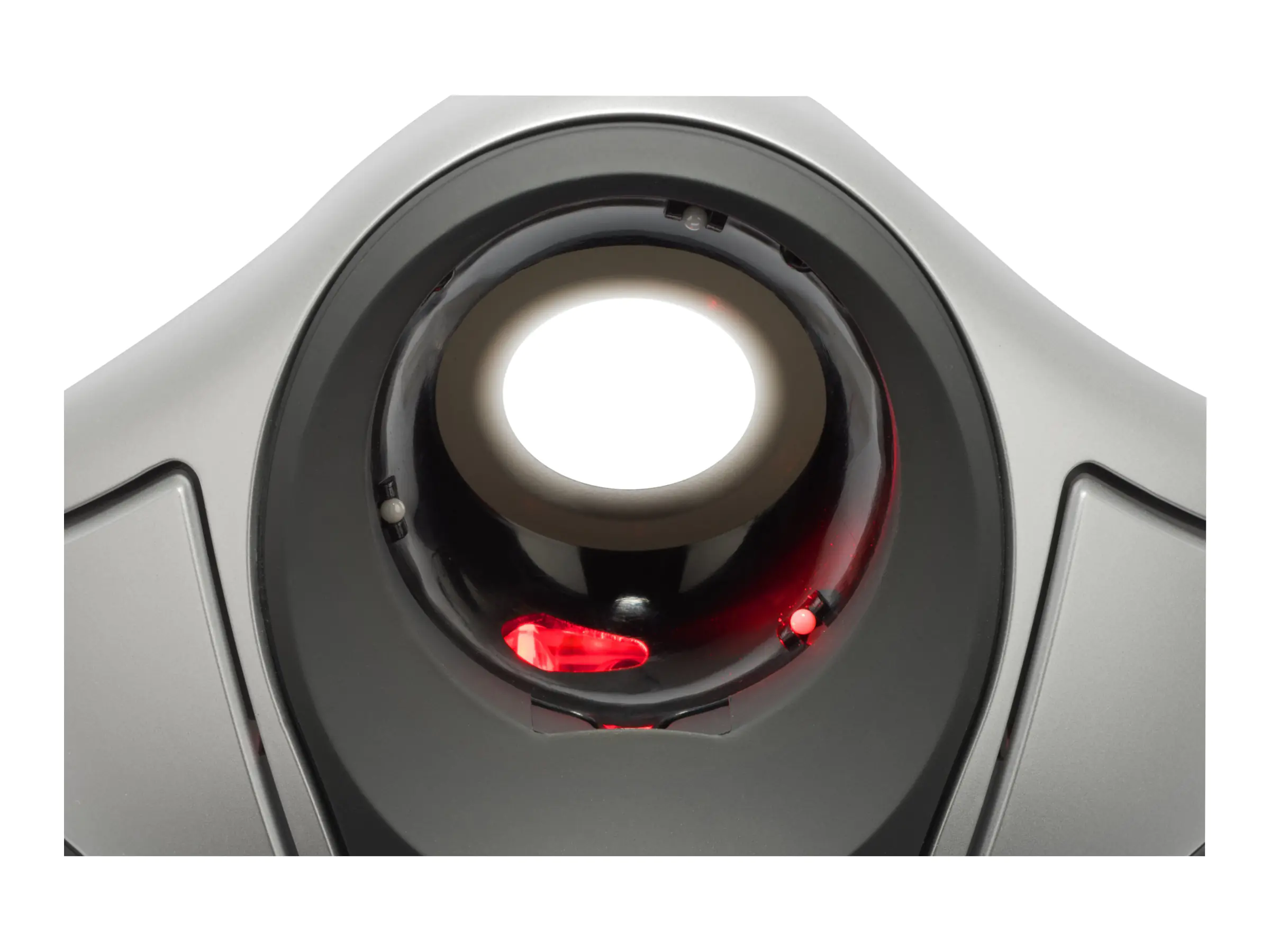Kensington Orbit Optical Trackball - Trackball - rechts- und linkshändig - optisch - 2 Tasten - kabelgebunden - USB - Silber