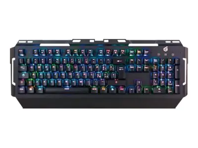 Conceptronic KRONIC - Tastatur - Hintergrundbeleuchtung - USB - Italienisch - Tastenschalter: blauer Schalter - Schwarz