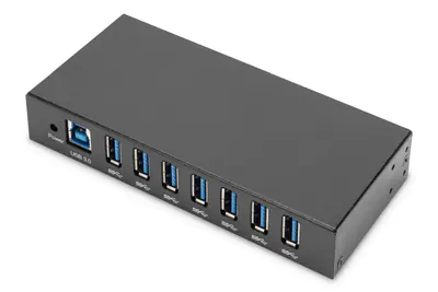 DIGITUS USB-Hub 7-Port 3.0->7xA3.0 industrial inkl. Netzt