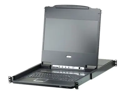 ATEN CL6708MW - KVM-Konsole mit KVM-Switch - 8 Anschlüsse - USB - Englisch - Großbritannien und Nordirland - 43.9 cm (17.3") CL6708MW-ATA-EG
