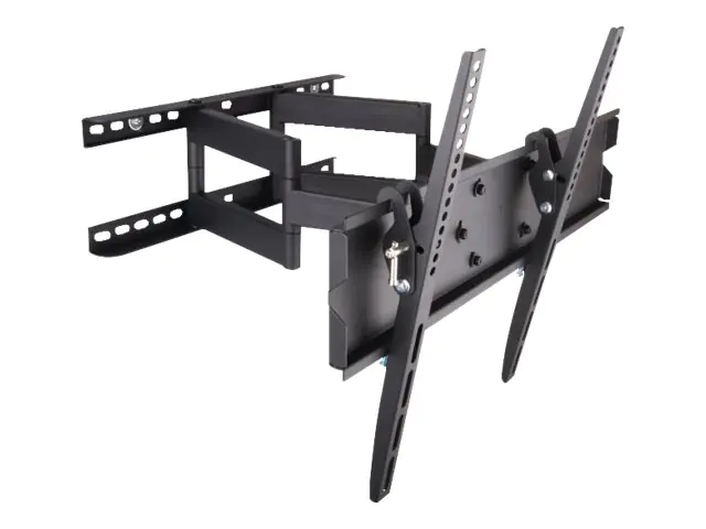 TECHly MOTION LED400 - Befestigungskit (Wandmontage, Doppelarm) - für Flachbildschirm - Schwarz - Bildschirmgröße: 58.4-139.7 cm (23"-55") - Wandmontage