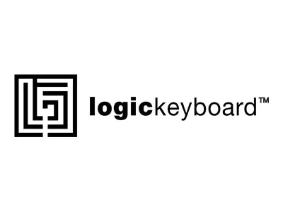 Logickeyboard XL Print PC Slim Line NERO - Tastatur