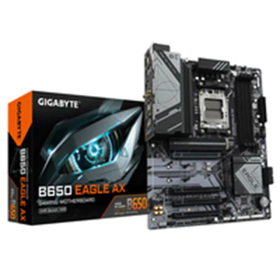 Gigabyte B650 EAGLE AX - Motherboard - ATX - Socket AM5 - AMD B650 Chipsatz - USB-C 3.2 Gen 1, USB 3.2 Gen 2, USB 3.2 Gen 1 - Gigabit LAN - Onboard-Grafik (CPU erforderlich) - HD Audio (8-Kanal)