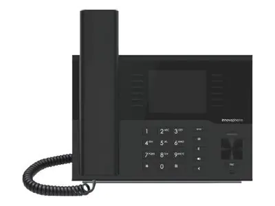 Innovaphone IP222 - VoIP-Telefon - dreiweg Anruffunktion - SIP, SIP v2, H.323 v5 - mehrere Leitungen - Schwarz