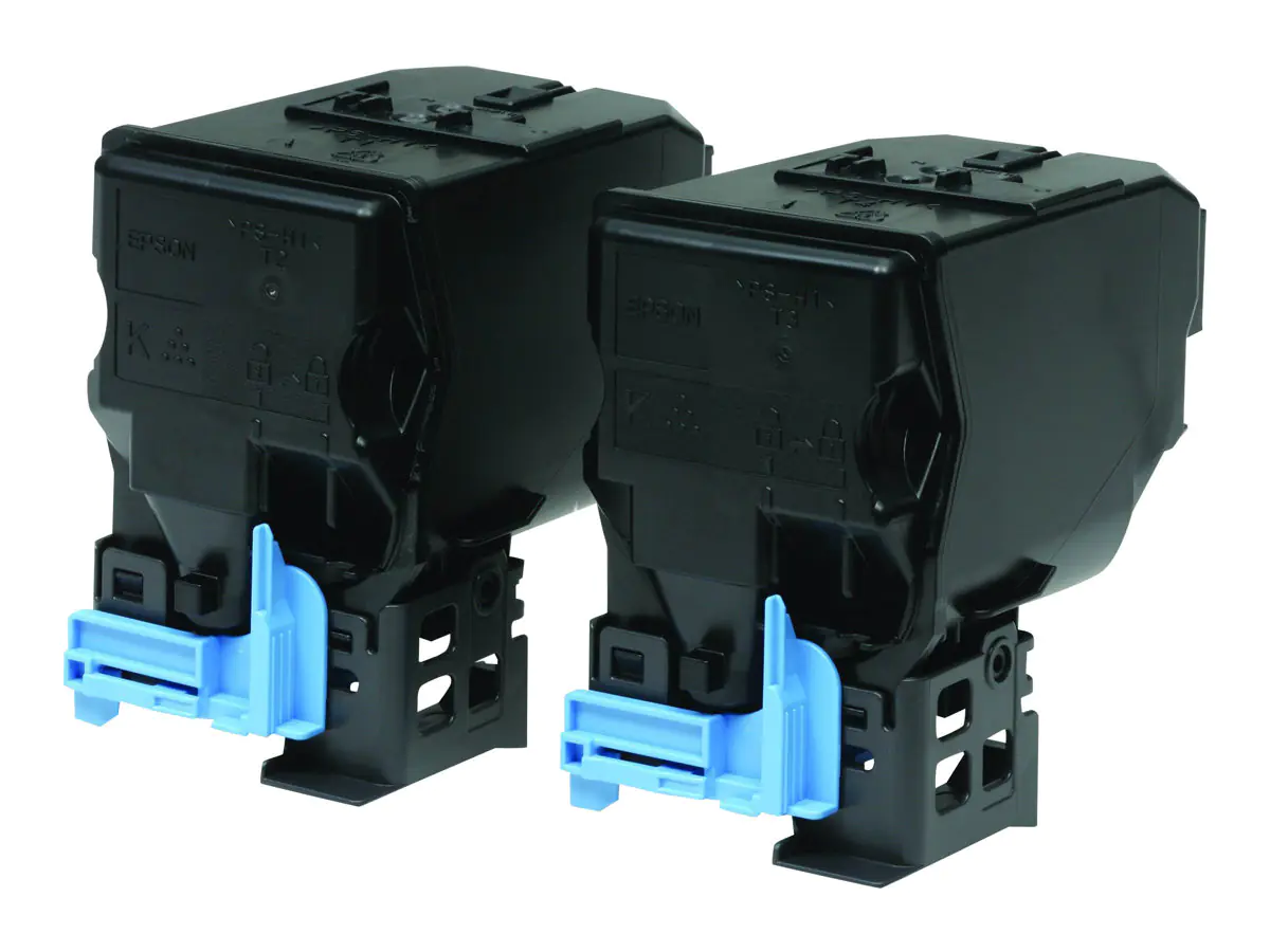 Epson Multipack - 2er-Pack - mit hoher Kapazität - Schwarz - Original - Tonerpatrone - für AcuLaser C3900DN, C3900DTN, C3900N, C3900TN, CX37DN, CX37DNF, CX37DTN, CX37DTNF