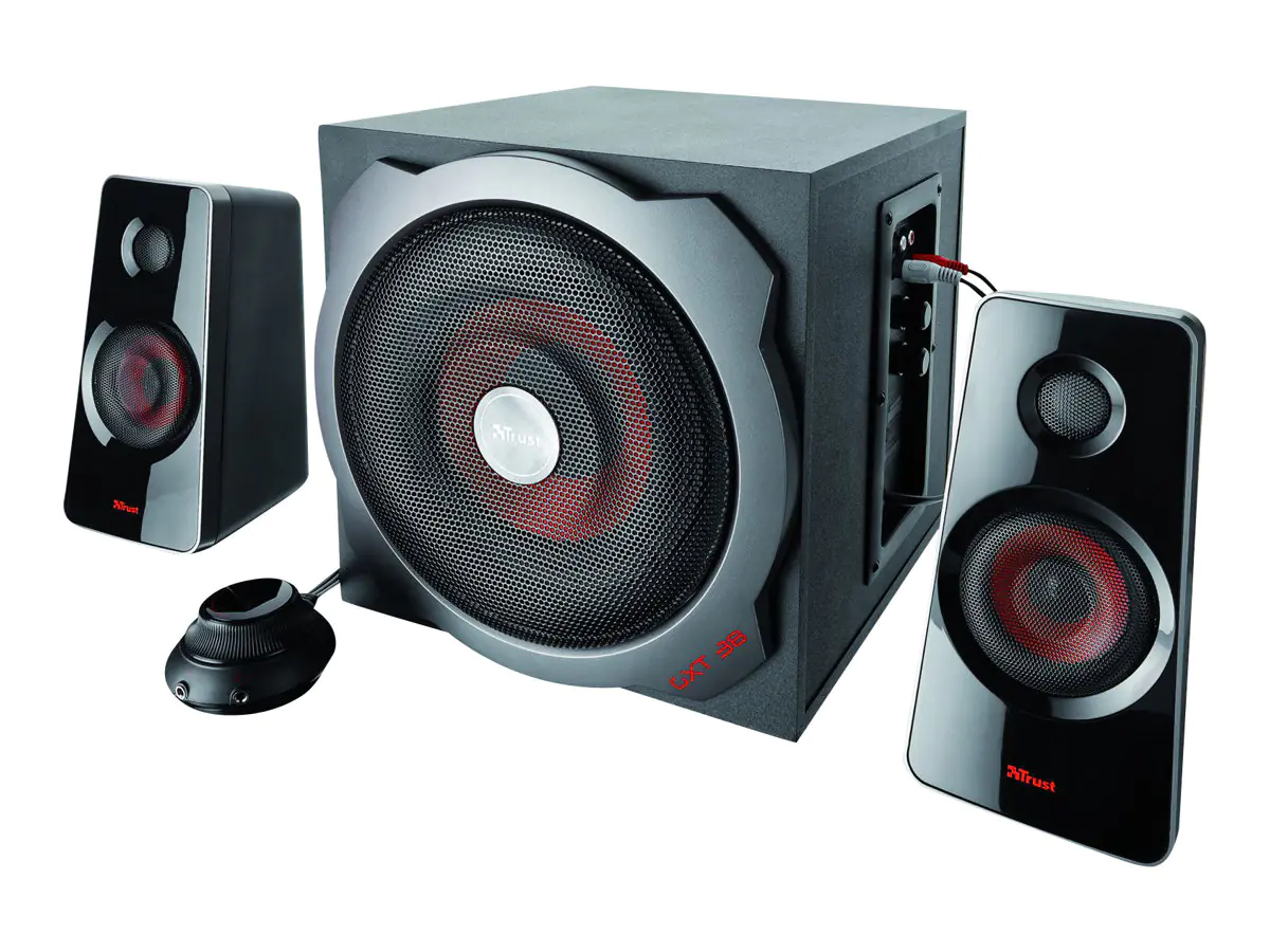 Trust GXT 38 - Lautsprechersystem - für PC - 2.1 -Kanal - 60 Watt (Gesamt)