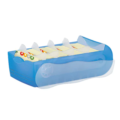 HAN Karteikasten CROCO 997-643 DIN A7 PP blau transluzent