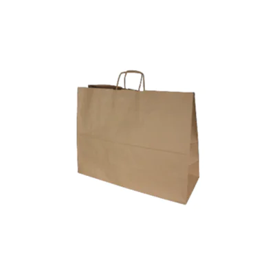 Tragetasche 50 x 39 x 18 cm (B x H x T) 90g/m² Kraftpapier natron braun 100 St./Pack.