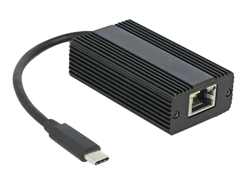 Roline - Netzwerkadapter - USB-C 3.2 Gen 2 - 2.5GBase-T x 1 - Schwarz