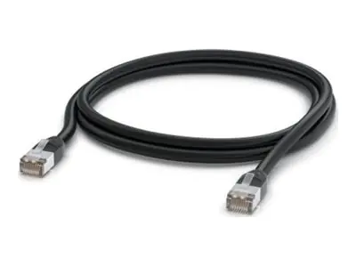 Ubiquiti UACC-CABLE-PATCH-OUTDOOR-2M-BK - 2 m - Cat5e - S/UTP (STP) - RJ-45 - RJ-45 - Schwarz