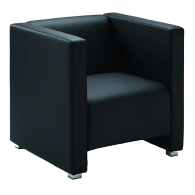 Sessel Zürich 70 x 70 x 70 cm (B x H x T) schwarz