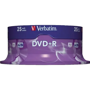 Verbatim DataLifePlus - 25 x DVD+R - 4.7 GB 16x - Spindel