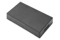 Digitus DN-80066 - Switch - Gigabit Ethernet, Metallgehäuse - unmanaged - 8 x 10/100/1000 - Desktop, wandmontierbar