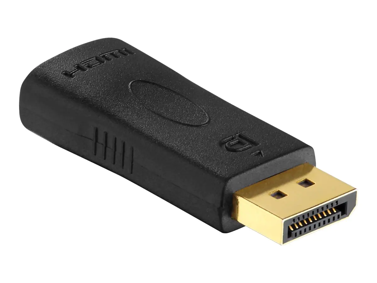 Purelink PureInstall PI150 - Videoanschluß - DisplayPort (M) bis HDMI (W) - Schwarz
