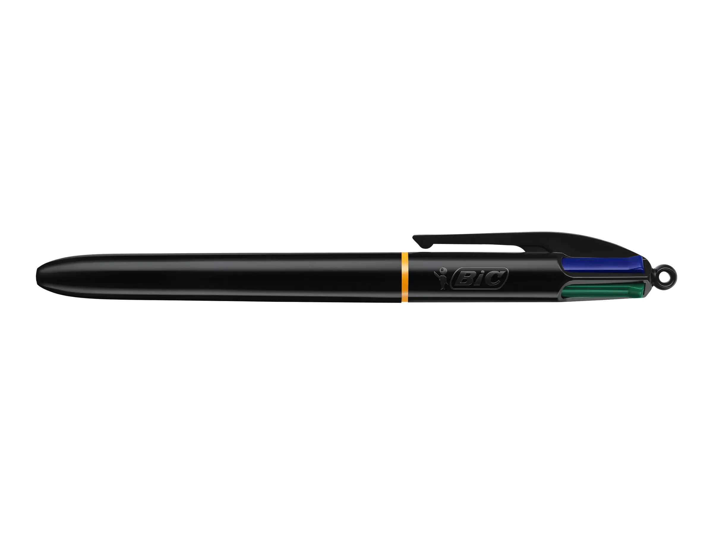 BIC 4 Colours PRO - Vierfarb-Kugelschreiber - Schwarz, Rot, Blau, Grün - 1 mm - Mittel - verstellbar (Packung mit 12) 902129