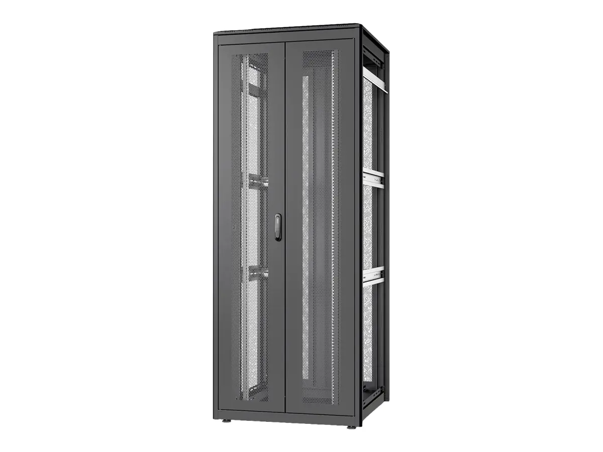 Digitus Unique Series - Schrank Netzwerkschrank - 800 x 800 mm (B x T) - Schwarz, RAL 9005 - 42HE - 48.3 cm (19")