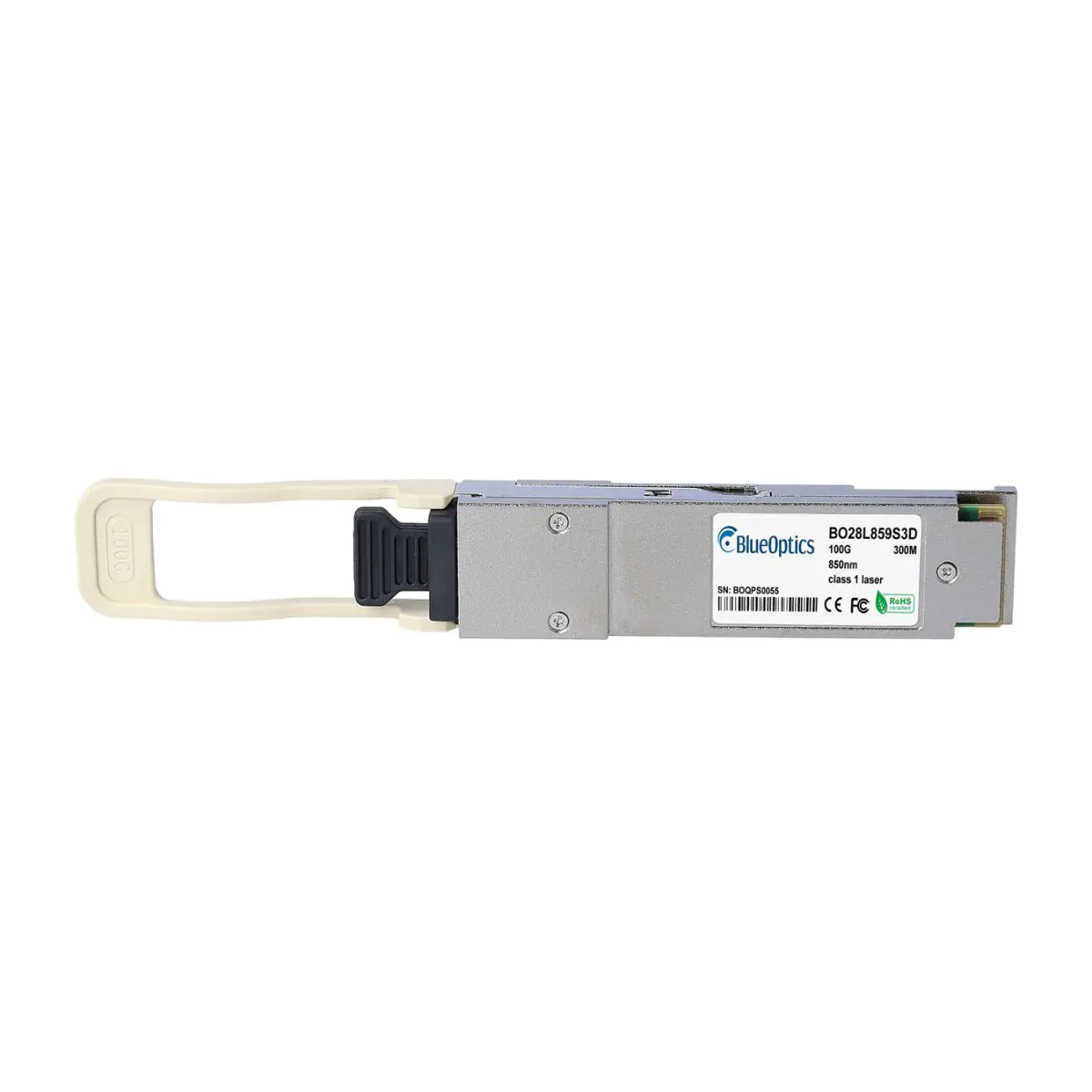 BlueOptics HPE X150 JH672A BlueOptics BO28L859S3D QSFP28 Transceiver, 100GBASE-ESR4, Multimode