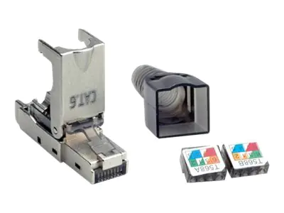 VALUE - Netzwerkanschluss - RJ-45 (M) - STP - CAT 6 - geschirmt - Silber