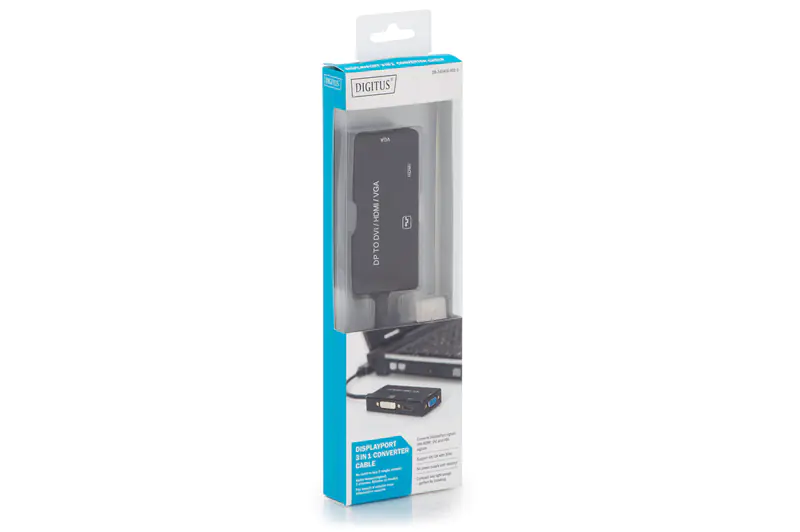 DIGITUS DisplayPort 3in1 Konverterkabel DB-340418-002-S