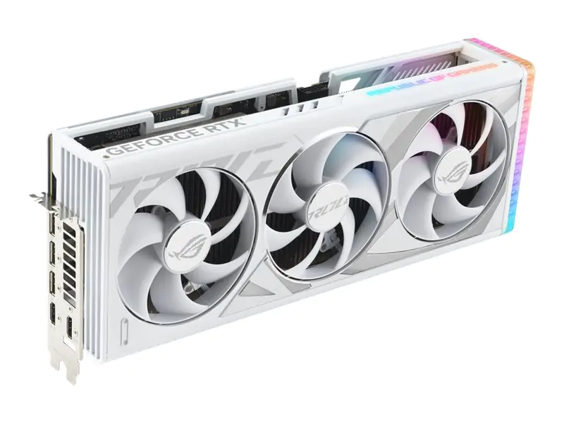 ASUS ROG Strix GeForce RTX 4090 24GB - White Edition - Grafikkarten - NVIDIA GeForce RTX 4090 - 24 GB GDDR6X - PCIe 4.0 - 2 x HDMI, 3 x DisplayPort - weiß
